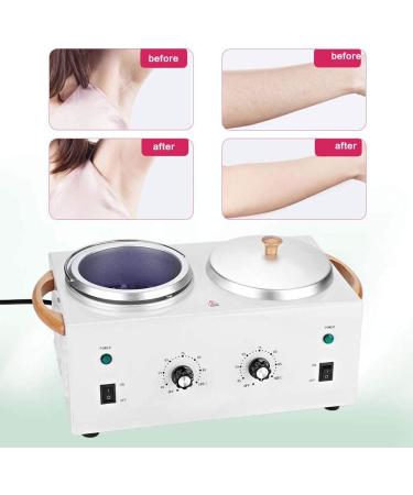Double Wax Warmer - Professional Electric Heater for SPA | Dual Hot Facial Equipment | Adjustable Temperature - Buy Online on GoSupps.com