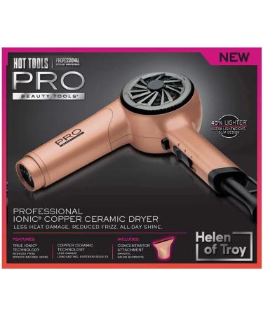 Buy HOT TOOLS Pro Beauty Ionic Copper Ceramic Hair Dryer | Anti-Frizz Concentrator | International Shipping Available - Buy Online on GoSupps.com