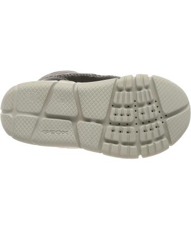Geox Baby Flexyper Boy B ABX B Hi-Top Sneakers - Grey Orange | Size 6 UK Child - Buy Online on GoSupps.com