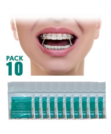 Orthodontic Intraoral Elastics 1000pcs Extra Heavy 3/16" Surgical Latex - Made in USA | Orthodentalusa Corp - Buy Online on GoSupps.com