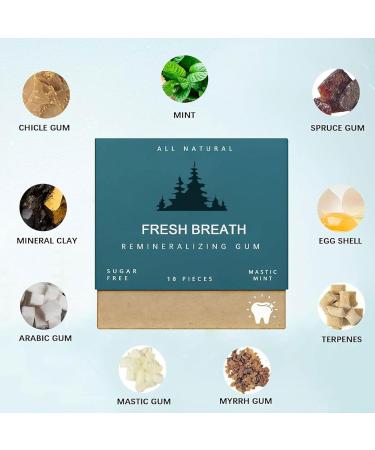 Underbrush Remineralizing Gum Underbrush Remineralizing Chewing Gum Organic Mastic Mint Miracle and Cinnamon Gum CubesRemineralizing Chewing Gum Remineralizing Chewing Gum - Buy Online on GoSupps.com