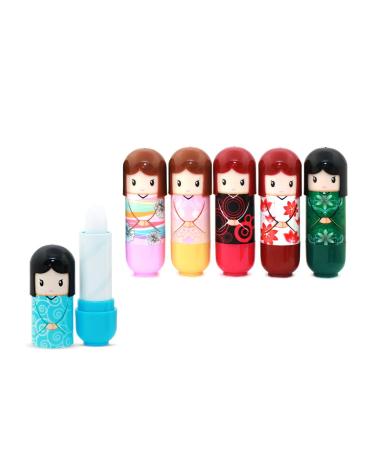Buy Doll Shaped Lip Balm - 24 Assorted Designs 2.5g | Wholesale Lip Balm Box (24 Count) for International Shipping - Buy Online on GoSupps.com