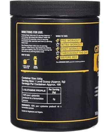 Grenade Essentials Glutamine 500g - 100 Servings | Premium Quality Supplement - Buy Online on GoSupps.com