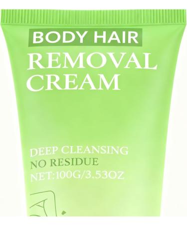 Hair Removal Cream 100g of Hair Removal Cream with Spatula - Fast and Gentle Hair Removal Without Shaving for Personal Use by Women and Men Body Face Pubic Hair Legs and Underarms - Buy Online on GoSupps.com