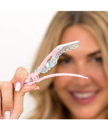 The Hair Shop Shark Clip (Sky Blue) | Enhanced Alligator Grip Clip | US Patented | Professional Salon Quality | Made In Korea (10 Pack) - Buy Online on GoSupps.com