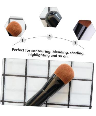 DRESSOOS Powder Foundation Brush 1Pc Foundation Brush buffing brush loose powder brush Silkier makeup brush Soft makeup brush fluffy makeup foundation makeup Face Eyeshadow cosmetic - Buy Online on GoSupps.com