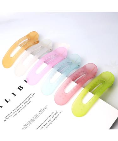 6pcs Large Flat Claw Clips for Thick Hair - Strong Hold Alligator Hair Clips for Women - Fashion Hair Styling Accessories - Buy Online on GoSupps.com