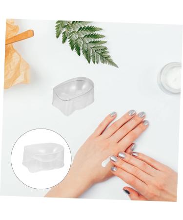 FRCOLOR Set of 6 for Dipping Nails Accessory Compartment Storage Container for Loose Powder Starter Set Thehomeuse Sticker Storage Containers French Manicure Nail Polish Smile Line Accessories 5X4X2.5CM White - Buy Online on GoSupps.com