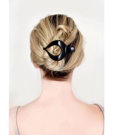 4 Pcs Large Hair Claw Clips for Thick Hair - Brown & Black, Strong Hold & Grip - Buy Online on GoSupps.com