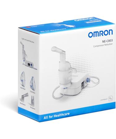 Omron C803 Inhaler - Compact & User-Friendly Device for Adults & Children | Effective Treatment for Cough Cold Bronchitis & Asthma at Home - International Shipping Available - Buy Online on GoSupps.com