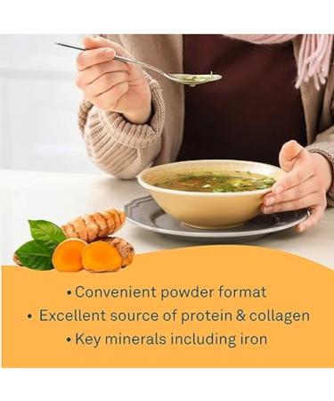 Organika Bone Broth Chicken with Turmeric & Black Pepper 300g - Premium Nutrient-Rich Blend - Buy Online on GoSupps.com