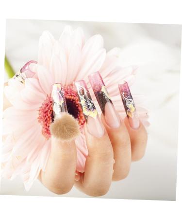 Ipetboom Nail Art 1 Box Nail Set 3d Velvet Fur Ball Suit Manicure Nail Supplies 13X7CM As Shown - Buy Online on GoSupps.com