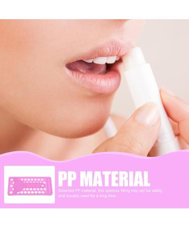 FRCOLOR Lipstick Filling Mold Kit - DIY Lip Balm & Lip Gloss Making Set with Test Tube Rack Purple Makeup Palette & Brush - Buy Online on GoSupps.com