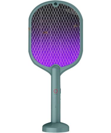 Fly Racket | 3000 V Electric Indoor Insect UV Light Inhaled Photocatalyst UV Fly Trap Light 2 in 1 with Safety Mesh 3 Layers for Bedroom Cyhamsis (Green) - Buy Online on GoSupps.com
