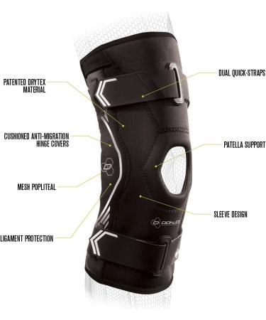 Buy DonJoy Performance Bionic Drytex Hinged Knee Sleeve - Large | Enhance Stability & Comfort | International Shipping Available - Buy Online on GoSupps.com