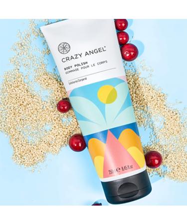 Crazy Angel Vegan Body Polish. Tan Removing Exfoliator. Made in UK. 250ml. - Buy Online on GoSupps.com