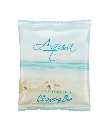 1-Shoppe All-in-Kit Aqua Organics Bar Soap Travel Size Beach Hotel Amenities 0.5 oz (Case of 100)