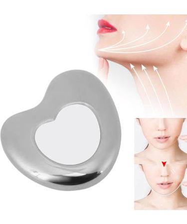Brrnoo Stainless Steel Gua Sha Tool for Lymphatic Drainage - Silver Facial Massaging Scraping Board - Buy Online on GoSupps.com
