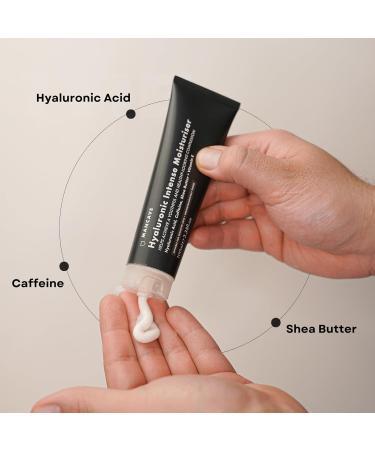 Hyaluronic Acid Moisturizer 100ml by ManCave Formulated to Intensely Hydrate and Soften Skin Effectively Combats Skin Dryness Natural Formulation Suitable for Vegans - Buy Online on GoSupps.com