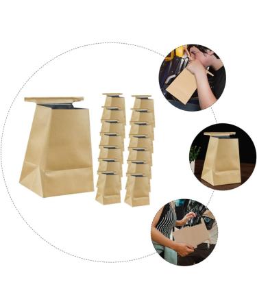 Sickness Vomit Hospital Bag 15pcs - Kraft Paper Light Brown Disposable Travel Vomit Bags - Buy Online on GoSupps.com