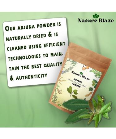 Nature Blaze Arjuna Powder | Terminalia Arjuna | Finely Ground Botanical Powder | No Additives Preservatives or Fillers | Traditional Ingredient | 200Gm / 7.0 Ounce Arjuna Powder 200 grams - Buy Online on GoSupps.com