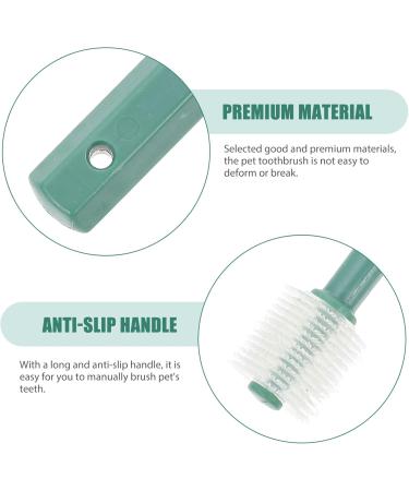 Mipcase 6 Pcs Pet Toothbrush Puppy Toothbrush Cat Toothpaste Portable Cat Toothbrush Work Clean Cat Mouth Assorted Colorx3pcs 1 count (Pack of 1) - Buy Online on GoSupps.com
