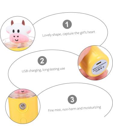 WOONEKY Moisturizer Portable Face Steamer Small Mister Humidifier Car Air Diffusers Plastic Material 3.8x3.8x10.8cm - Buy Online on GoSupps.com