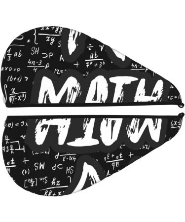 I Love Math Microfiber Hair Towel | Super Absorbent Coral Velvet Wrap for Long Curly & Thick Hair - Quick Dry for Women - Buy Online on GoSupps.com