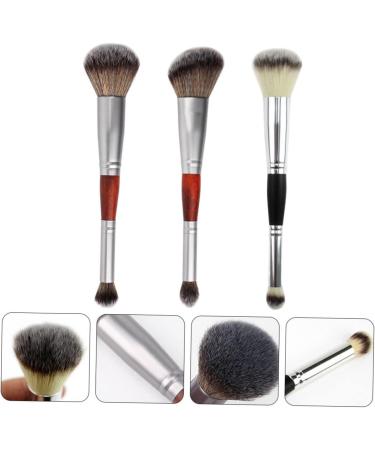 Didiseaon 3pcs Double-ended Makeup Brush Eyeshadow Stick Highlighter Makeup Brush Woman Cosmetic Brush Make up - Buy Online on GoSupps.com