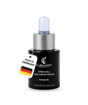 Stem cell ampoules serum Made in Germany vegan antiaging with plant stem cells panthenol and hyaluron lifting firming and moisture 15 ml