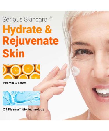 Serious Skincare Serious-C3 Plasma Vitamin C Facial Cleanser - Brighten and Hydrate Dry, Mature Skin - 12 oz. Bottle - Buy Online on GoSupps.com