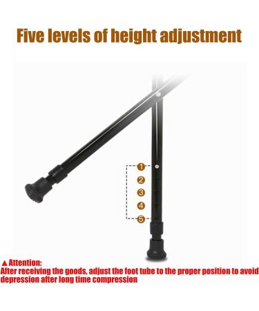 Folding Cane with Seat Lightweight Three-Legged Adjustable Walking Stick with LED Light for Seniors Outdoor Travel Aids - Buy Online on GoSupps.com