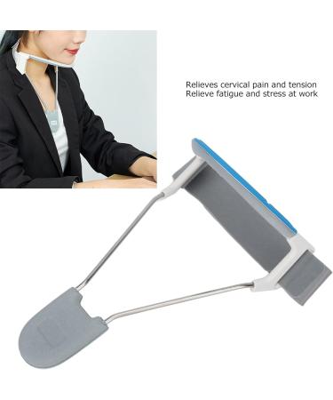Cervical Neck Traction Device Neck Support Pain Relief Correct Sitting Posture for School (Blue) S Blue - Buy Online on GoSupps.com