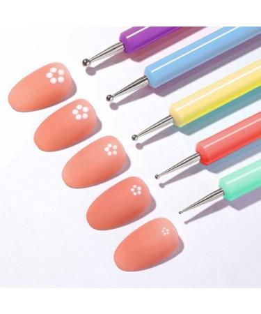 Huyath Nail Dotting Tools - Double-Ended Ball Tip Clay Tools | Dot Paint Pens Design Tools Dotting Tools for Home Salon Tip Dot Paint Manicure Kit - Buy Online on GoSupps.com
