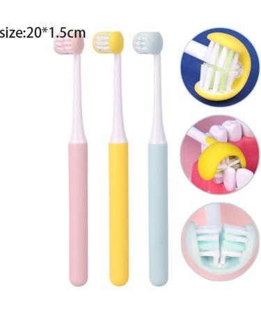 Suicra Three-Sided Soft Toothbrush for Adults - Pink | Ultimate Oral Hygiene & Teeth Massage Tool - Buy Online on GoSupps.com