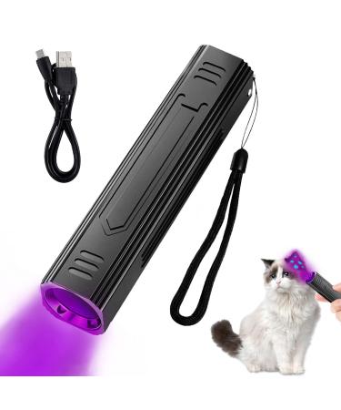 Wood's UV lamp portable 365 Nm UV black light flashlight catworm detector doctor-urin detector for the analysis of skin dog cat bed bugs inspection