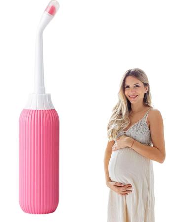 Virtcooy Portable Bidet Bottle - 500ml Travel & Camping Perineal Cleaner with Storage Bag - Ideal for Post-Partum & Personal Hygiene - Pink - Buy Online on GoSupps.com
