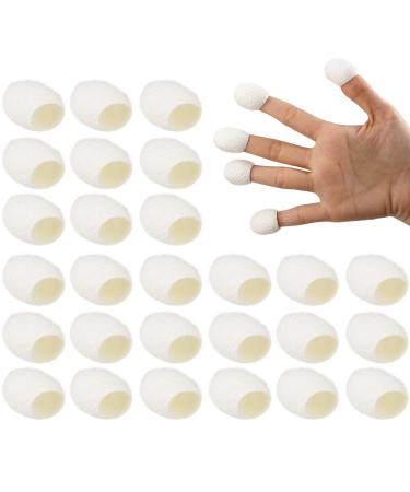 Apoukmty 50Pcs Silkworm Cocoons Facial Care Silks Cocoons Silk Cocoons Peeling Silkworm Balls for Facial Care