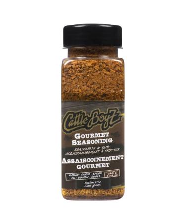 CattleBoyZ Gourmet Seasoning & Rub Gluten Free Perfect for BBQ + Stir Fry No MSG 380g