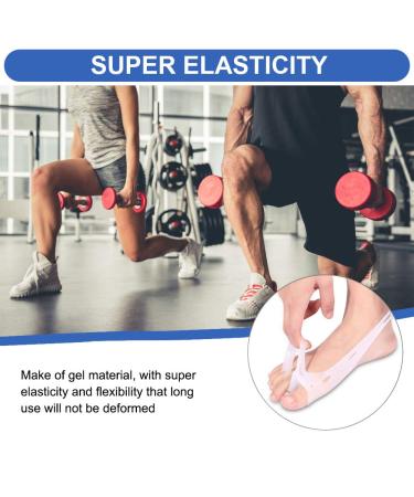 Haofy Hallux Valgus Toe Spreader - Silicone Gel Bunion Corrector for Hammer Toe Relief & Pain Management - 1 Pair - Buy Online on GoSupps.com