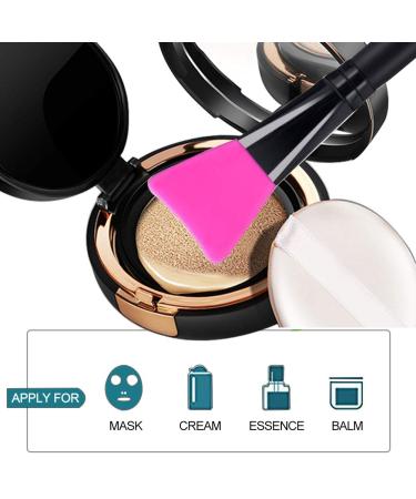 Silicone Face Mask Brush Set - 3-Piece Cosmetics Tools for DIY Masks & Serums - Buy Online on GoSupps.com
