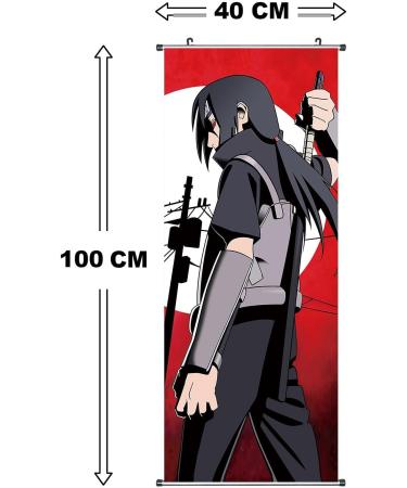 Naruto Itachi Uchiha Sunrise Fabric Poster 100x40 cm for Cosplay Studio - Kakemono Design - Buy Online on GoSupps.com