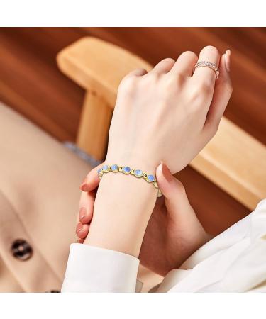 Jeroot Titanstahl Magnetic Band for Women - Adjustable 3500 Gauss Magnetic Wrist Bracelet with Tools - Stylish Purple Jewelry - Buy Online on GoSupps.com