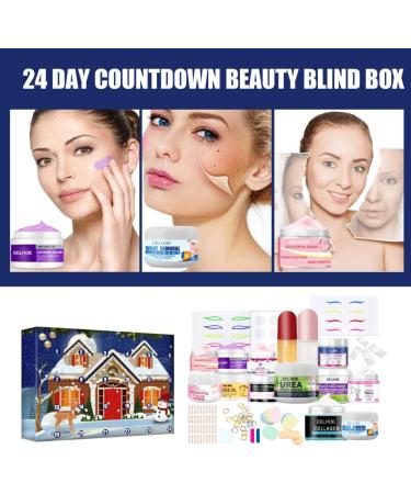 Encomy Christmas Countdown Beauty Set | Advent Calendar with 24 Care Products & Accessories | Perfect Family Gift - Buy Online on GoSupps.com