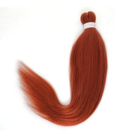 Leeven 20 Inch Pre Stretched Braiding Hair 8 Packs Yaki Braiding Hair Extensions for Box Braids Red Crochet Braids Hot Water Setting Pre Stretched Braiding Hair Extensions EZ Braids 350# 20 Inch (Pack of 8) 350# - Buy Online on GoSupps.com