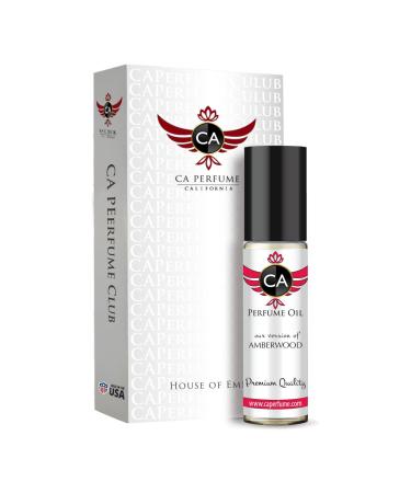 CA Perfume Impression of Cliff Christie Amberwood Women & Men Perfume Body Oil Roll-On 0.33 Fl Oz/10ml