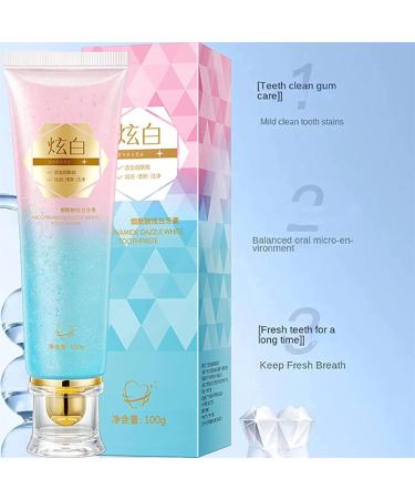 Body Accel Niacinamide Whitening Toothpaste - Fresh Breath & Complete Care for Tooth Stains (1PC) | International Shipping - Buy Online on GoSupps.com