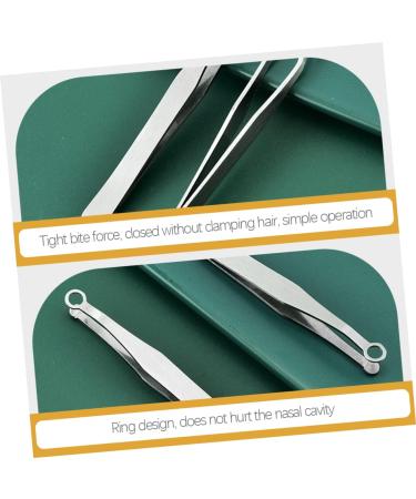NOLITOY Round Nose Hair Clip Set - Stainless Steel Nose Hair Grooming Tool for Men & Women | Safe & Effective Nose Hair Remover - Buy Online on GoSupps.com