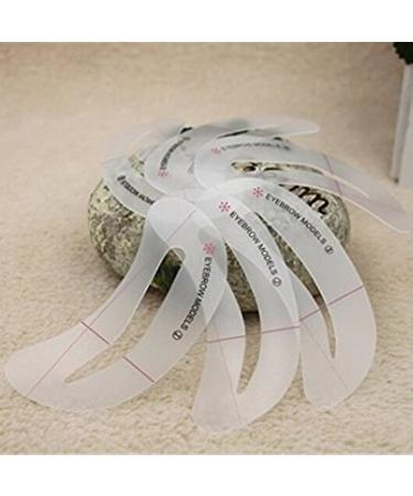 Frcolor 6Pcs Eyebrow Stencil Set - Perfect Grooming & Shaping Tool for Flawless Makeup - 3 Styles Available - Buy Online on GoSupps.com