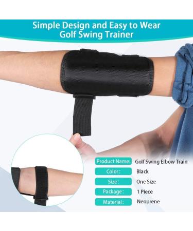 Golf Swing Training Aid - Straight Arm Elbow Brace for Perfect Posture | Ideal for Beginners - Men & Women - Buy Online on GoSupps.com